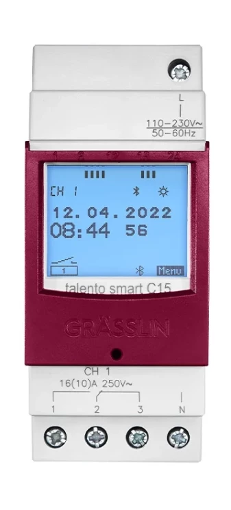 Цифровой таймер Grasslin Talento smart C15 (43.03.0001.1)