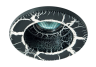 Светильник встраиваемый гипсовый Donolux DECORO, круглый, GU5.3, черный/белый (DL217G/2)