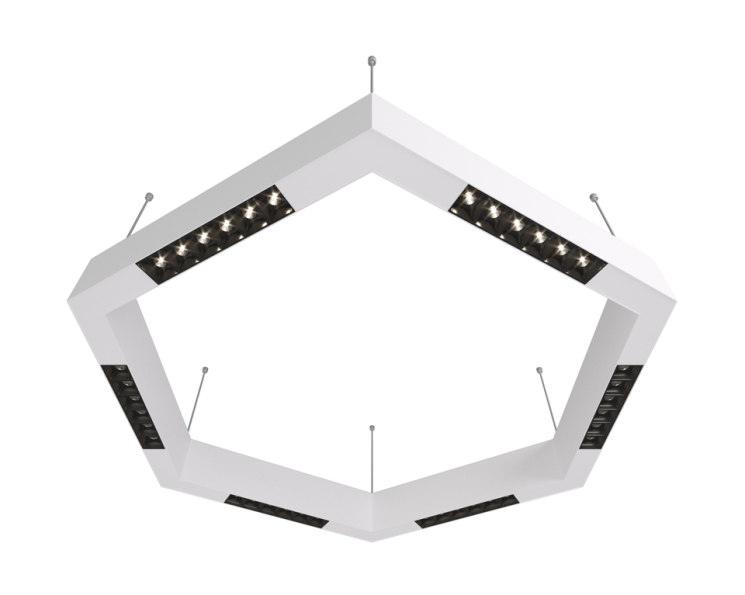 Подвесной светодиодный светильник 0,7м, 36Вт, 34°, белый (DL18515S111W36.34.700BW)