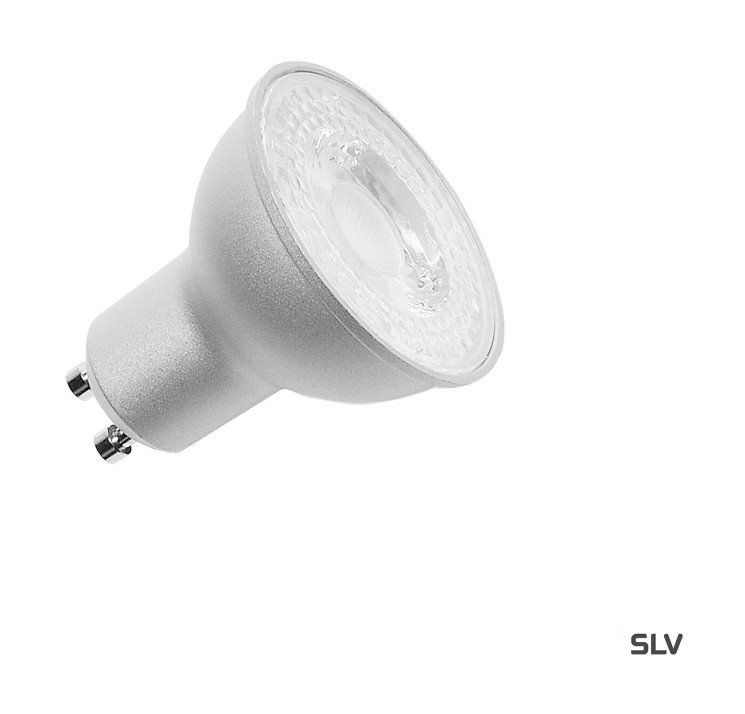 Светодиодный источник света SLV QPAR51, GU10, 3000 К, серый (SLV_1005078)