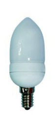 Лампа энергосберегающая Mini Candle(Opal) 11W