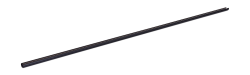 Шинопровод Donolux Round Line накладной/подвесной, 16А L3000xW32xH26, 3мм, черный