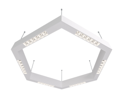 Подвесной светодиодный светильник 0,7м, 36Вт, 34°, белый