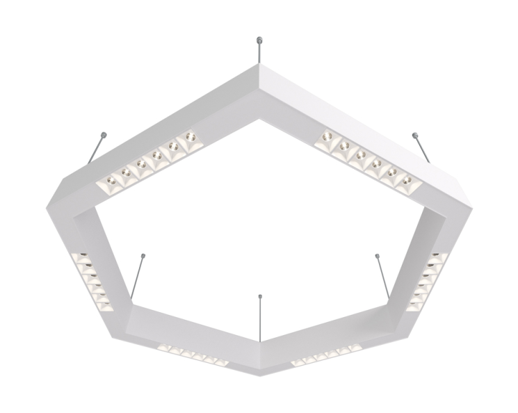 Подвесной светодиодный светильник 0,7м, 36Вт, 48°, белый (DL18515S111W36.48.700BB)