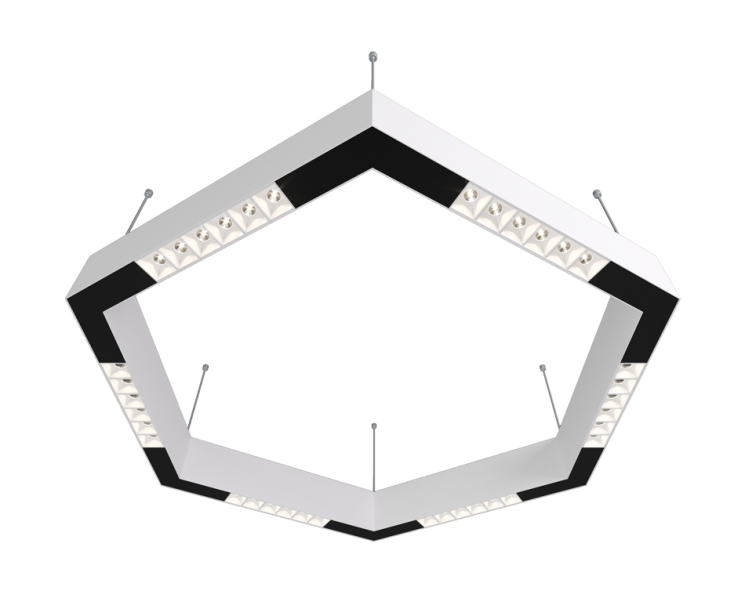 Подвесной светодиодный светильник 0,7м, 36Вт, 48°, белый (DL18515S111W36.48.700WB)