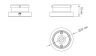 Боковая заглушка для накладного/подвесного шинопровода (Cap DLR B)