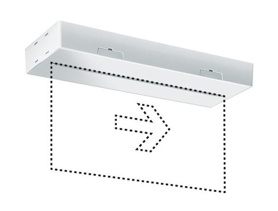 Аварийный светильник ESYLUX SLX EL LED DISPLAY 8h 24m IR SM (EN10077388)
