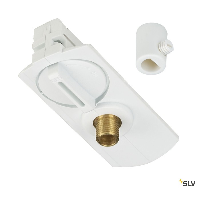 АДАПТЕР ПОДВЕСНОГО СВЕТИЛЬНИКА SLV, белый, вкл. компенсатор натяжения и резьбовая часть (SLV_143121)