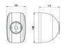 Настенный светодиодный светильник Donolux ARCA, белый, 6Вт (DL20122R6W1W IP44)