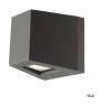 OUT BEAM, наружный настенный светильник, LED, 3000K, направленный вверх/направляющий вниз, серебристо-серый, IP44 (SLV_229665)