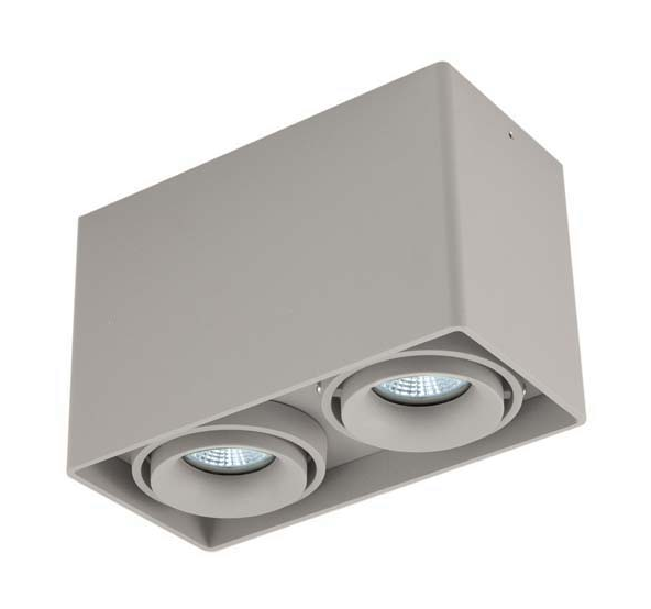 Накладной светильник Donolux LUMME, 9,3 Вт, 3000К, серый (DL18610/02WW-SQ Silver Grey)