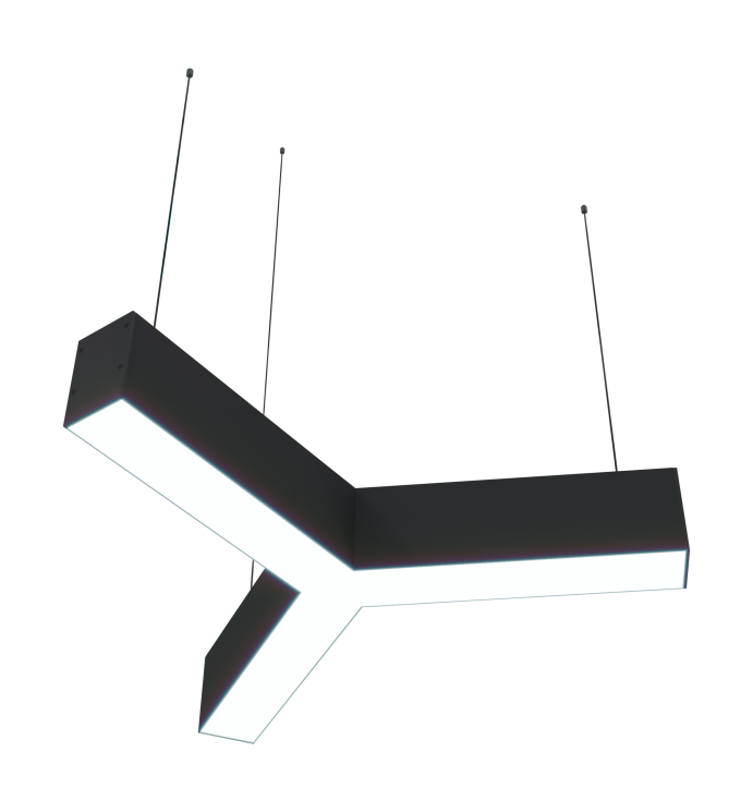 Подвесной светодиодный светильник Donolux 28.8Вт, 3000K, черный (DL18516S011B29)