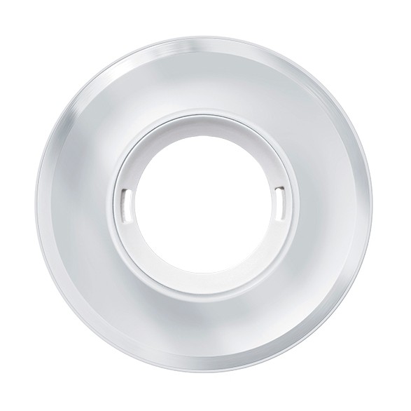 Накладка-рамка для датчиков ESYLUX FLAT series GLASS ROUND WHITE cover (EP00007255)