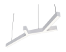 Подвесной светодиодный светильник Donolux, 115Вт, 4000K, белый (DL18516S052W115)