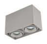 Накладной светильник под сменную лампу Donolux LUMME, серый (DL18611/02WW-SQ Silver Grey)