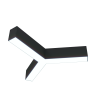 Накладной светодиодный светильник 28.8Вт, 3000K, черный