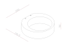 Настенный светодиодный светильник Donolux BOOG, белый, 6Вт (DL18439/12 White)
