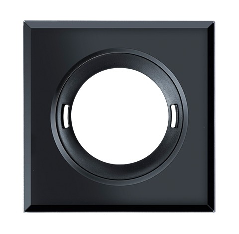 Накладка-рамка для датчиков ESYLUX FLAT series SQUARE BLACK cover (EP00007286)