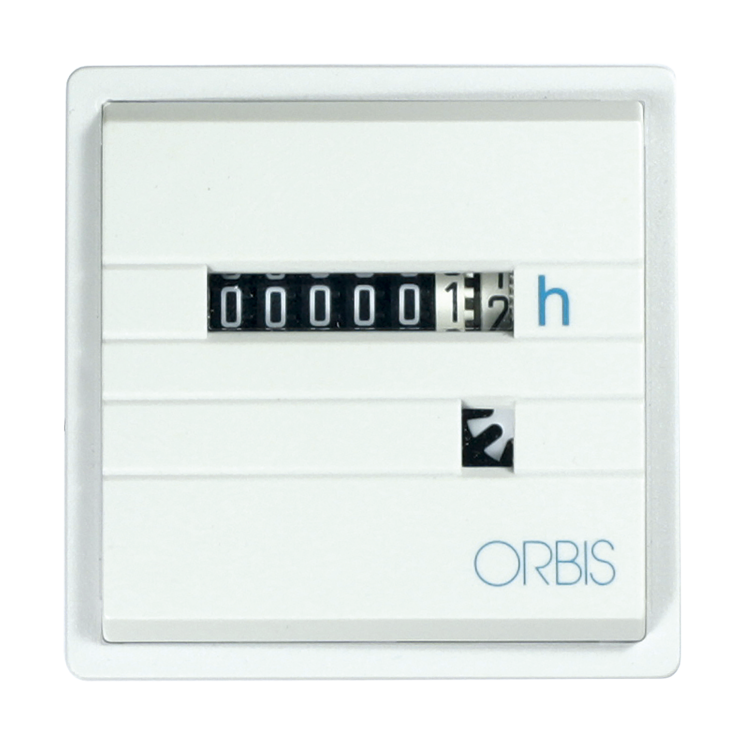 Счетчик моточасов Orbis CONTA EMPOTRABLE 12\80V, белый (OB180801)