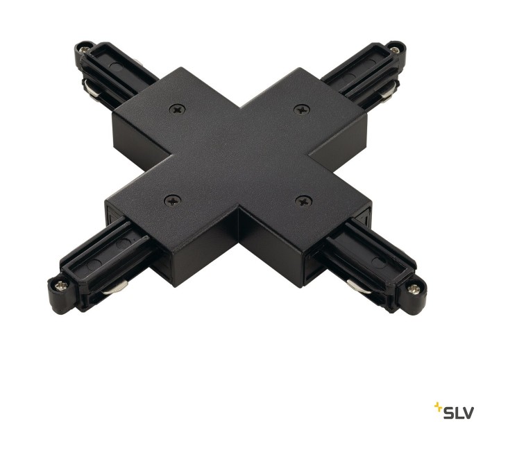 КРЕСТООБРАЗНЫЙ СОЕДИНИТЕЛЬ SLV, черный (SLV_143160)