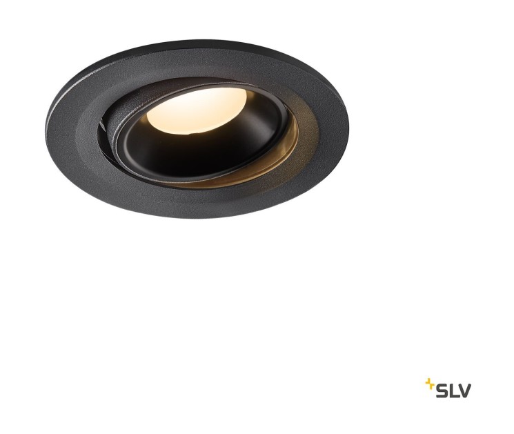 NUMINOS® MOVE S, встраиваемый потолочный светильник белый/хром, 2700K 55° (SLV_1005337)