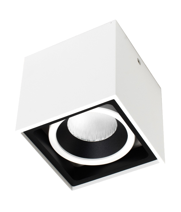 Светодиодный светильник Donolux INVERS, 15Вт, 3000К, белый (DL18415/11WW-SQ White/Black Dim)
