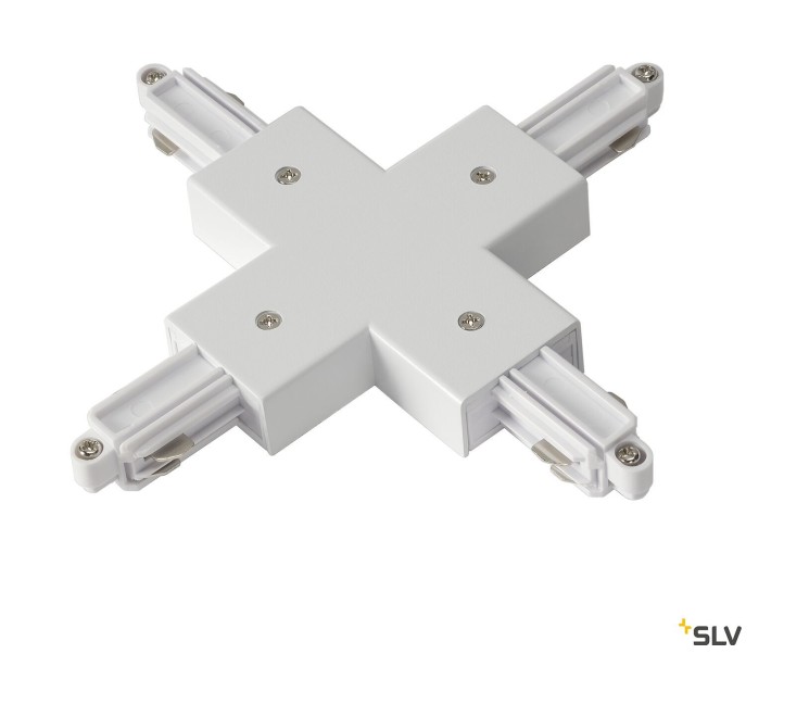 КРЕСТООБРАЗНЫЙ СОЕДИНИТЕЛЬ SLV, белый (SLV_143161)