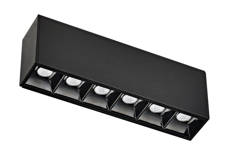 Светодиодный светильник для магнитного шинопровода, 6Вт, 4000К, черный (DL18781/06M Black 4000K)