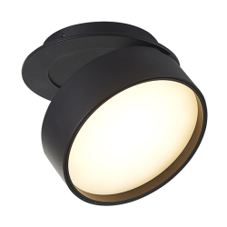 Встраиваемый поворотный светодиодный светильник Donolux BLOOM, 12Вт, черный