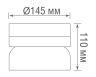 Светодиодный светильник, настенный Donolux SOLO, 6Вт (DL20501W6DG)