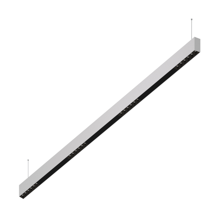 Подвесной светодиодный светильник 1,5м, 24Вт, 34°, белый (DL18515S121W24.34.1500BB)