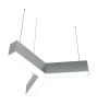 Подвесной светодиодный светильник 28.8Вт, 4000K, алюминий (DL18516S012A29)