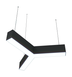Подвесной светодиодный светильник 28.8Вт, 4000K, черный