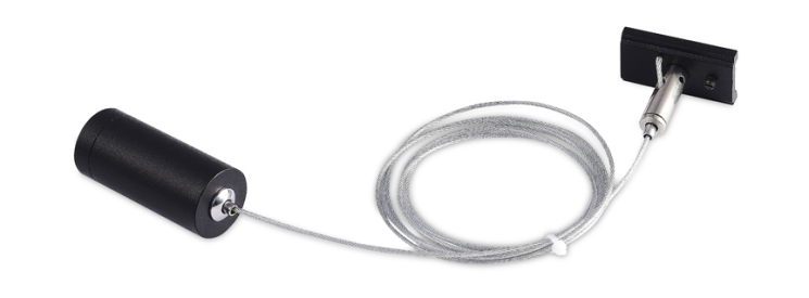 Комплект подвесной для шинопровода, 2 шт., черный (Suspension kit CB)