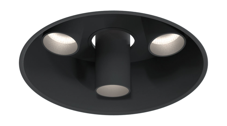 Встраиваемый светодиодный светильник Donolux RAY, 3х9Вт (DL18152R9W3B)