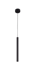 Подвесной светодиодный светильник со встраиваемой базой Donolux UNO, 350мм, 3000K, черный