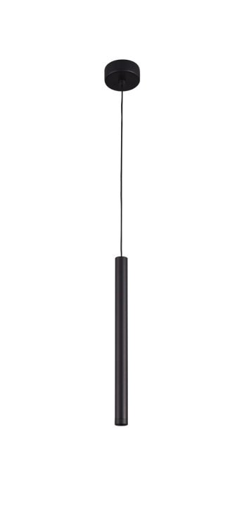 Подвесной светодиодный светильник со встраиваемой базой Donolux UNO, 350мм, 3000K, черный (DL20001R5W1B350S)