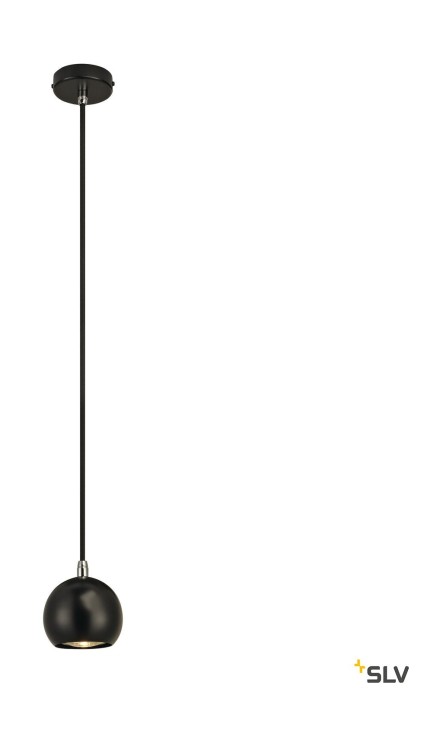 Светильник SLV LIGHT EYE BALL, LED, GU10, черный/хром, 5 Вт (SLV_133490)