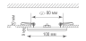 Влагозащитная ударопрочная встраиваемая светодиодная панель Donolux DEPO, 8Вт, 3000K (DL20091/8W White R)