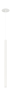 Подвесной светодиодный светильник со встраиваемой базой Donolux UNO, 500мм, белый (DL20001R5W1WWW500S In)