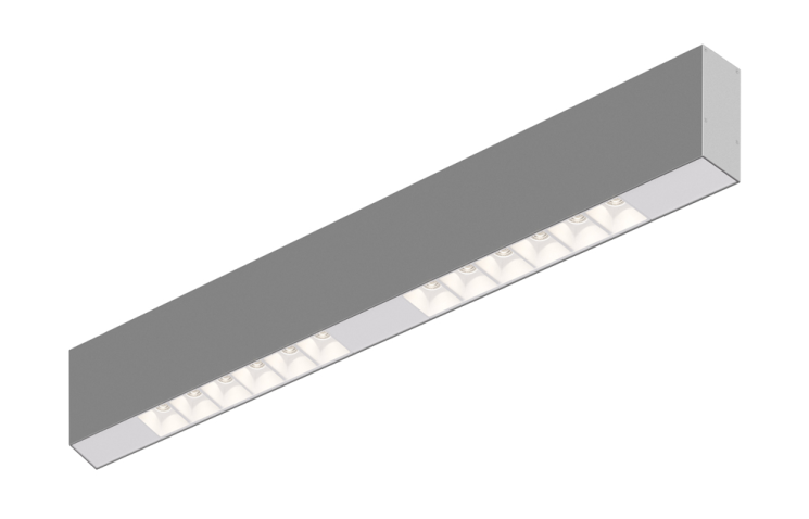 Накладной светодиодный светильник 0,5м, 12Вт, 48°, алюминий (DL18515C121A12.48.500WW)