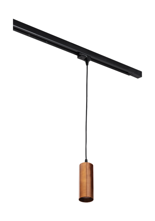 Светильник подвесной трековый, GU10, бронза (DL18895R1BBronze S Track)