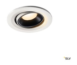 NUMINOS® MOVE S, встраиваемый потолочный светильник белый/хром, 3000K 20°