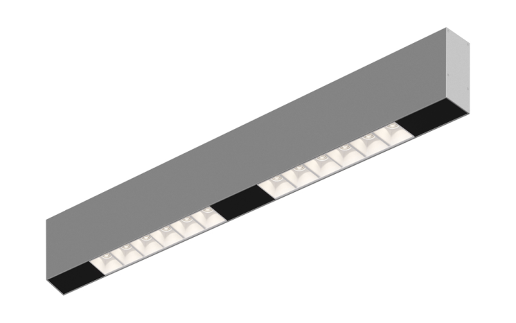 Накладной светодиодный светильник 0,5м, 12Вт, 34°, алюминий (DL18515C121A12.34.500WB)