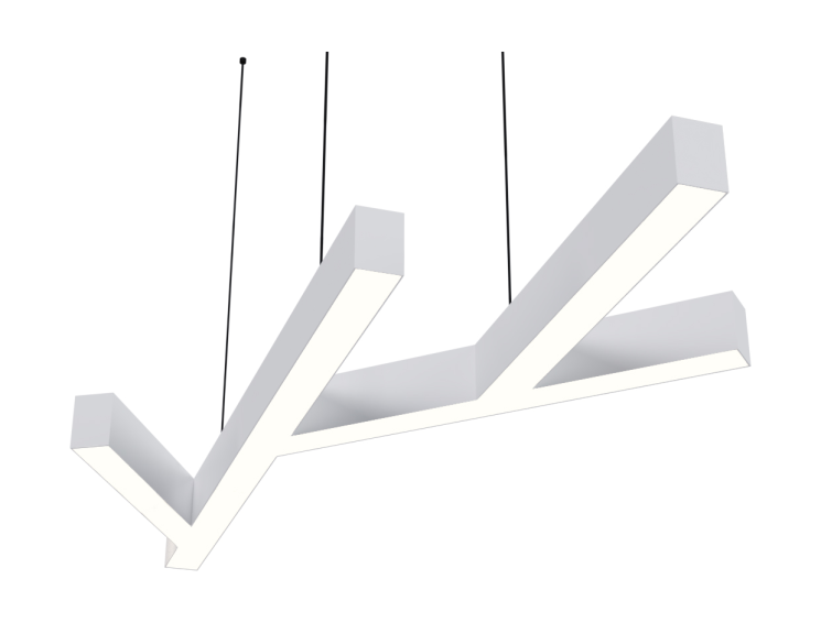 Подвесной светодиодный светильник Donolux, 96Вт, 4000K, белый (DL18516S062W96)